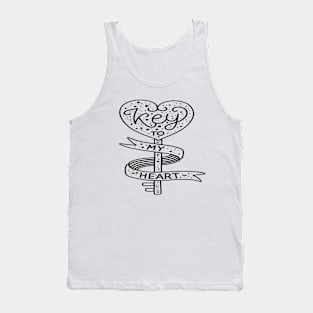 KEY TO MY HEART Tank Top